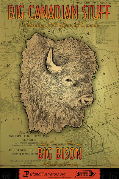 COMING SOON - BIG BISON - new in Big Canadian Stuff Posters
