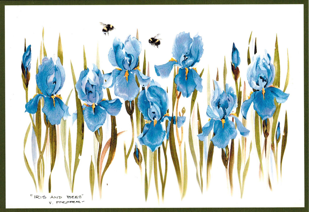 Iris and Bees