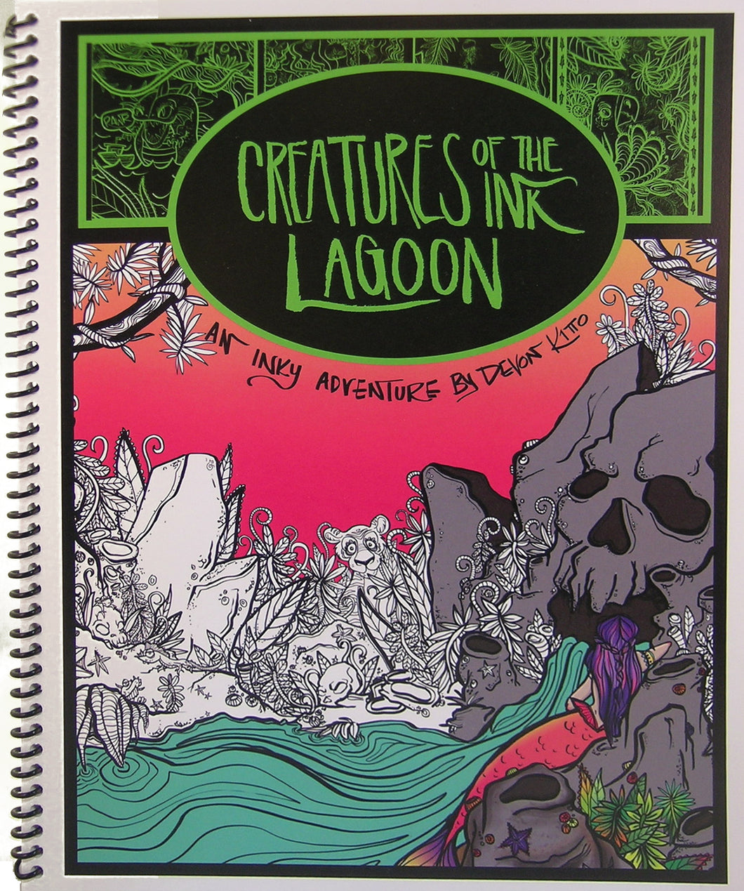 Adult Colouring Book - Creatures of the Lost Lagoon